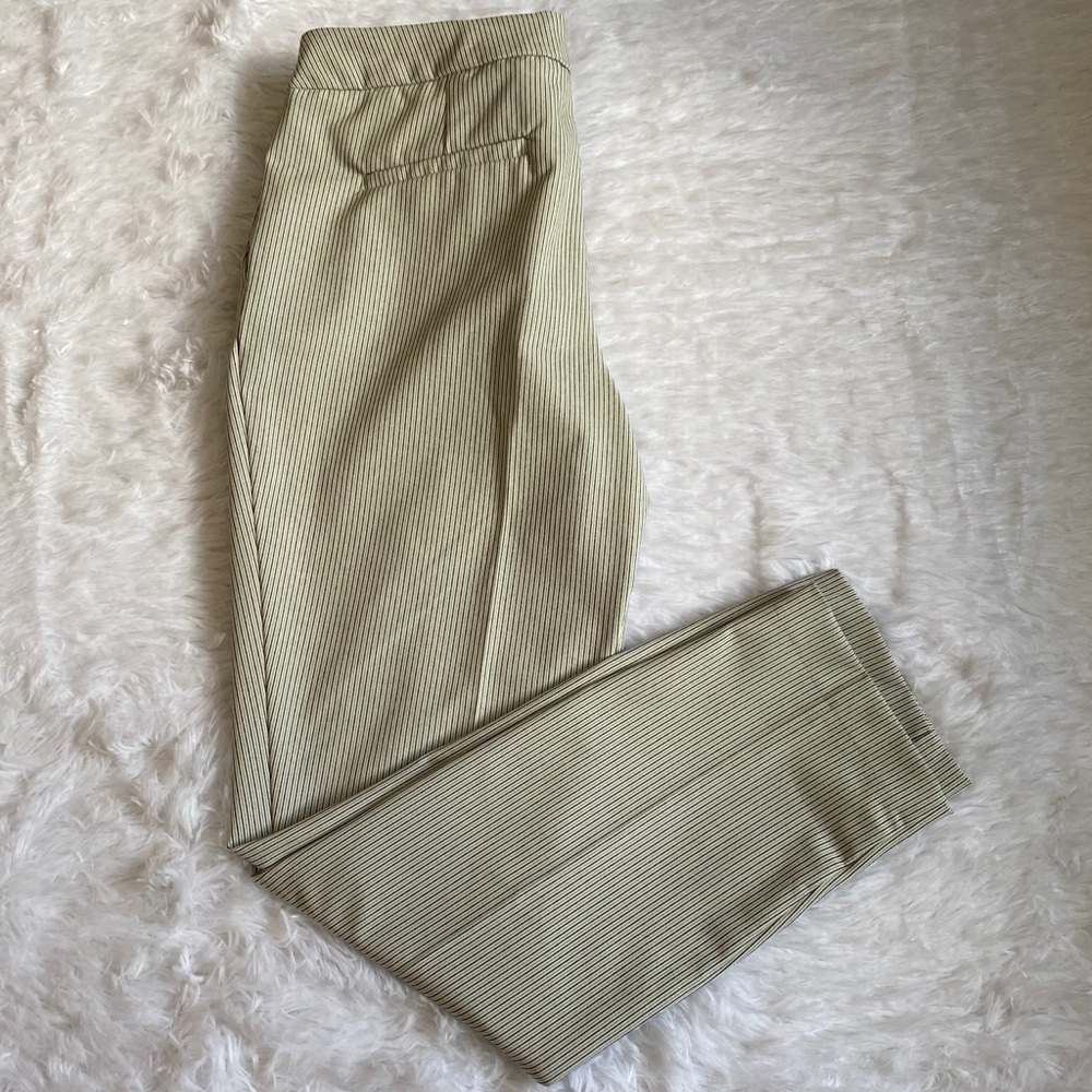 Rachel Zoe Striped Dress Pant Tan